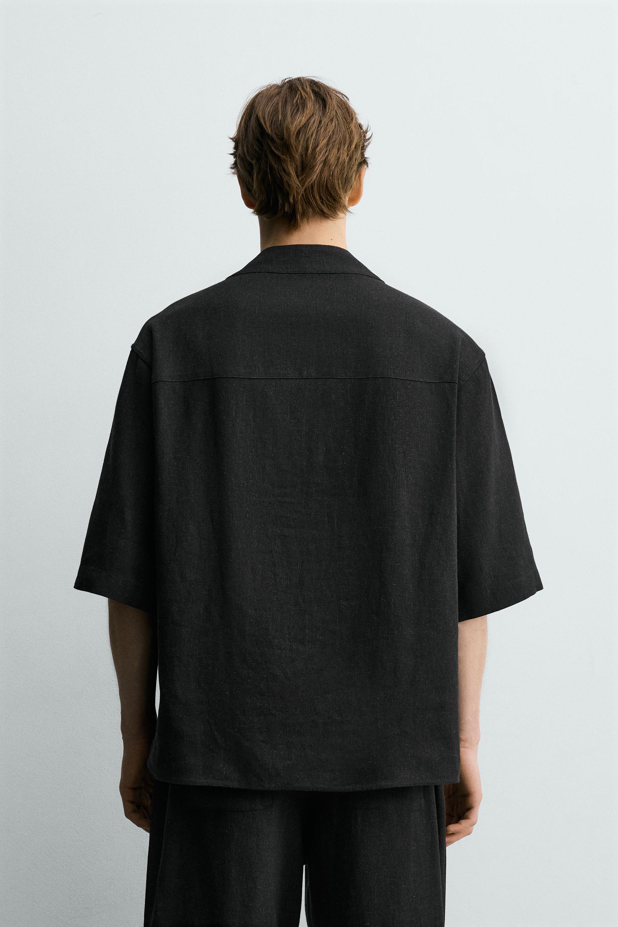 RELAXED FIT VISCOSE-HEMP SHIRT
